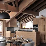 샬레 Chalet Le Moulin, Le Praz, 6 Chambres, In, Out *