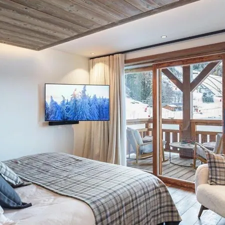 샬레 Chalet Le Moulin, Le Praz, 6 Chambres, In, Out